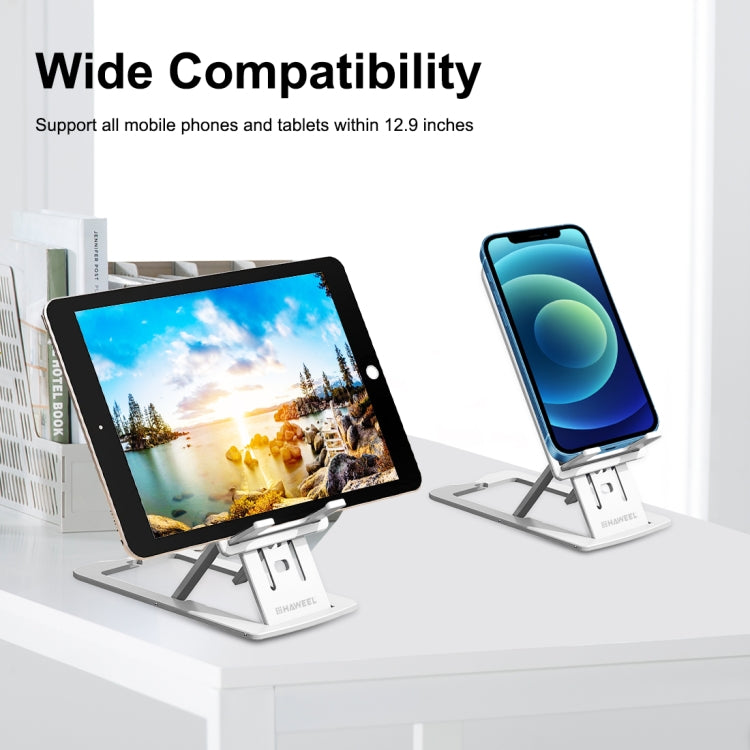 Support de bureau pliable portable réglable HAWEEL pour diffusion en direct, en plastique