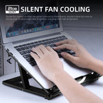 Support de bureau refroidisseur RGB pour ordinateur portable de jeu