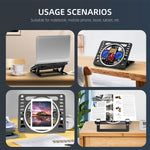 Support de bureau refroidisseur RGB pour ordinateur portable de jeu