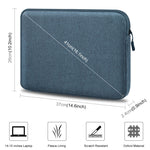 Housse pour ordinateur portable HAWEEL 15 pouces avec fermeture éclair, sac mallette pour ordinateur portable de 14 à 15 pouces, pour ordinateur portable de 14 à 15 pouces