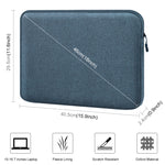 Housse pour ordinateur portable HAWEEL 16 pouces avec fermeture éclair, sac mallette pour ordinateur portable de 15 à 16,7 pouces, pour ordinateur portable de 15 à 16,7 pouces