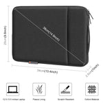 Housse pour ordinateur portable HAWEEL avec fermeture éclair et poignée pour ordinateur portable de 12,5 à 13,5 pouces, pour ordinateur portable de 12,5 à 13,5 pouces (avec poignée)
