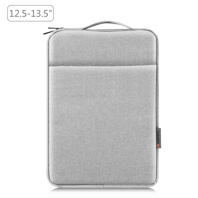 Housse pour ordinateur portable HAWEEL avec fermeture éclair et poignée pour ordinateur portable de 12,5 à 13,5 pouces, pour ordinateur portable de 12,5 à 13,5 pouces (avec poignée)