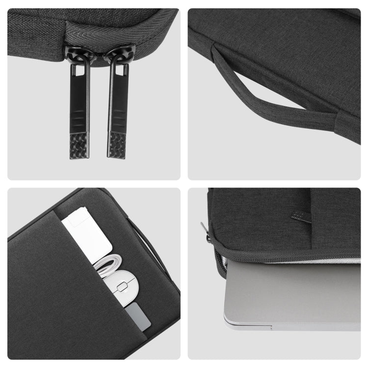 Housse pour ordinateur portable HAWEEL avec fermeture éclair et poignée pour ordinateur portable de 14 à 15 pouces, pour ordinateur portable de 14 à 15 pouces (avec poignée)