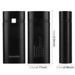HAWEEL DIY Boîtier de Batterie Externe 2x 18650 (Non Inclus) 5600mAh avec Sortie USB et Indicateur, DIY 2 Batteries (Noir), DIY 2 Batteries (Blanc)