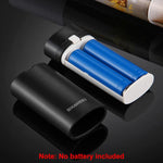 HAWEEL DIY Boîtier de Batterie Externe 2x 18650 (Non Inclus) 5600mAh avec Sortie USB et Indicateur, DIY 2 Batteries (Noir), DIY 2 Batteries (Blanc)