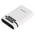 Boîtier de batterie HAWEEL DIY 4 x 18650 (batteries non incluses) 10000mAh Power Bank avec 2 sorties USB et affichage pour iPhone, Galaxy, Sony, HTC, Google, Huawei, Xiaomi, Lenovo et autres smartphones, DIY 4 x 18650 10000mAh Batterie (US)