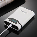 Boîtier de batterie HAWEEL DIY 4 x 18650 (batteries non incluses) 10000mAh Power Bank avec 2 sorties USB et affichage pour iPhone, Galaxy, Sony, HTC, Google, Huawei, Xiaomi, Lenovo et autres smartphones, DIY 4 x 18650 10000mAh Batterie (US)