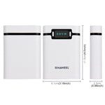 Boîtier de batterie HAWEEL DIY 4 x 18650 (batteries non incluses) 10000mAh Power Bank avec 2 sorties USB et affichage pour iPhone, Galaxy, Sony, HTC, Google, Huawei, Xiaomi, Lenovo et autres smartphones, DIY 4 x 18650 10000mAh Batterie (US)