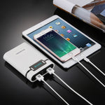 Boîtier de batterie HAWEEL DIY 4 x 18650 (batteries non incluses) 10000mAh Power Bank avec 2 sorties USB et affichage pour iPhone, Galaxy, Sony, HTC, Google, Huawei, Xiaomi, Lenovo et autres smartphones, DIY 4 x 18650 10000mAh Batterie (US)