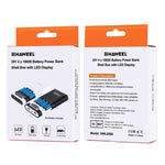 Boîtier de batterie HAWEEL DIY 4 x 18650 (batteries non incluses) 10000mAh Power Bank avec 2 sorties USB et affichage pour iPhone, Galaxy, Sony, HTC, Google, Huawei, Xiaomi, Lenovo et autres smartphones, DIY 4 x 18650 10000mAh Batterie (US)