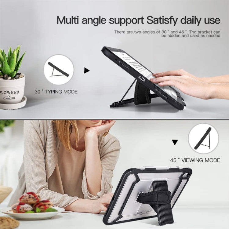 Pour iPad 10e génération 10,9 2022 Étui antichoc intégral à 360° avec poignée, support et porte-stylet