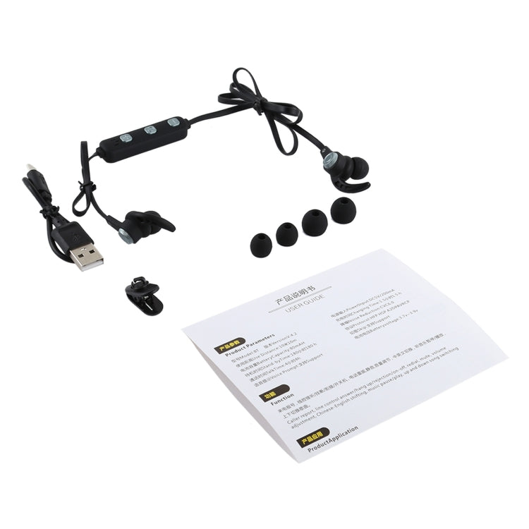 Écouteurs Bluetooth sportifs magnétiques stéréo BT-KDK61 avec réduction de bruit CVC6.0, support contrôle filaire