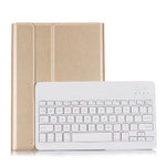 Clavier Bluetooth détachable + étui en cuir avec support rotatif horizontal pour iPad Pro 9,7 pouces, iPad Air, iPad Air 2, iPad 9,7 pouces (2017), iPad 9,7 pouces (2018), A07 Bleu, A07 Or Rose, A07 Noir, A07 Or