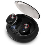 Écouteurs anti-bruit BTH-V5 DSP, casque sans fil de sport Bluetooth V5.0 avec étui de chargement, compatible avec iPhone et Android