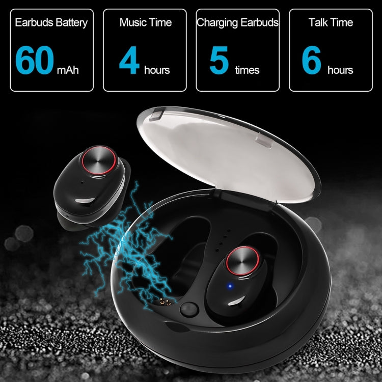 Écouteurs anti-bruit BTH-V5 DSP, casque sans fil de sport Bluetooth V5.0 avec étui de chargement, compatible avec iPhone et Android