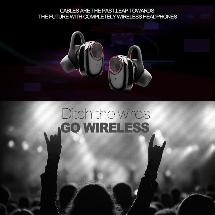 Écouteurs anti-bruit BTH-V5 DSP, casque sans fil de sport Bluetooth V5.0 avec étui de chargement, compatible avec iPhone et Android