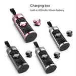 Écouteurs Stéréo Sans Fil Bluetooth V5.0 TWS SARDiNE F8 avec Boîtier de Charge