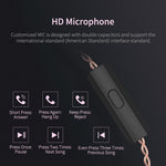 KZ ZSN Écouteurs intra-auriculaires HiFi à commande filaire, quad-core, avec armature mobile et mégabasse, sans microphone
