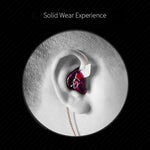 Écouteurs intra-auriculaires KZ ZST Circle Iron Mega Bass MP3 Double Unité sans microphone