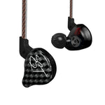 Écouteurs intra-auriculaires KZ ZST Circle Iron Mega Bass MP3 Double Unité sans microphone