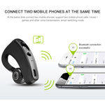 Écouteur Bluetooth Sans Fil Mains Libres V9 Business CSR 4.1 avec Micro pour Conducteur Sportif