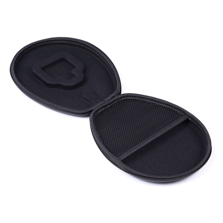 Boîtier de protection universel portable pour écouteurs Bluetooth sans fil sport avec texture tapis d'herbe EVA antichoc, pour JBL / LG / Sony / Samsung, Taille : 195 x 155 x 35 mm, Collier suspendu