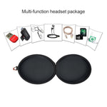 Sac de rangement multifonction portable antichoc EVA pour gros casques pliables Sony, Taille : 185 x 135 x 70 mm