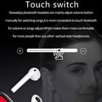Casque Bluetooth 5.0 Stéréo Bilatéral Sport i9 Touch Wireless TWS avec Boîte de Charge, Version Tactile