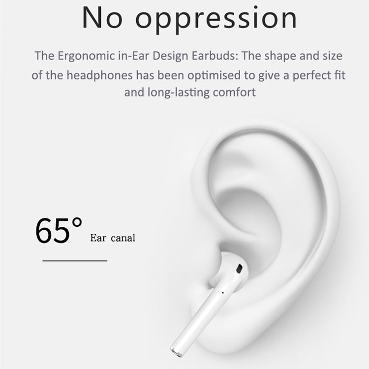 Casque Bluetooth 5.0 Stéréo Bilatéral Sport i9 Touch Wireless TWS avec Boîte de Charge, Version Tactile