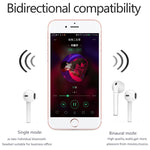 Casque Bluetooth 5.0 Stéréo Bilatéral Sport i9 Touch Wireless TWS avec Boîte de Charge, Version Tactile