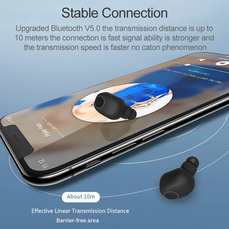 Écouteurs Bluetooth sans fil stéréo binauraux sportifs Q1 TWS Bluetooth 5.0