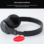 Casque Bluetooth sans fil pliable P47 avec prise audio 3,5 mm, prend en charge MP3 / appel, P47 Rouge, P47 Blanc, P47 Vert, P47 Noir, P47 Bleu