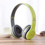 Casque Bluetooth sans fil pliable P47 avec prise audio 3,5 mm, prend en charge MP3 / appel, P47 Rouge, P47 Blanc, P47 Vert, P47 Noir, P47 Bleu