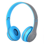 Casque Bluetooth sans fil pliable P47 avec prise audio 3,5 mm, prend en charge MP3 / appel, P47 Rouge, P47 Blanc, P47 Vert, P47 Noir, P47 Bleu