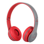 Casque Bluetooth sans fil pliable P47 avec prise audio 3,5 mm, prend en charge MP3 / appel, P47 Rouge, P47 Blanc, P47 Vert, P47 Noir, P47 Bleu