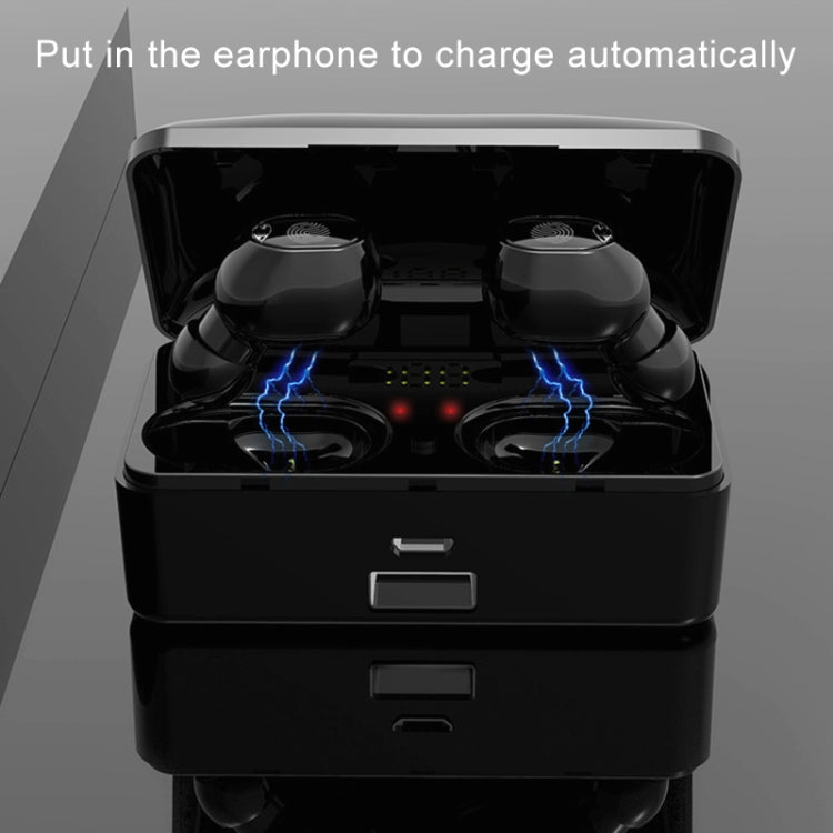 G10 TWS Écouteurs sans fil Bluetooth 5.0 avec boîte de charge, prise en charge de l'affichage numérique, appels HD et banque d'alimentation, G10