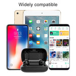 G10 TWS Écouteurs sans fil Bluetooth 5.0 avec boîte de charge, prise en charge de l'affichage numérique, appels HD et banque d'alimentation, G10