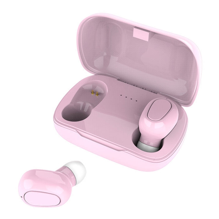 L-21 Écouteurs Bluetooth sans fil tactiles à effets sonores 9D Bluetooth 5.0 avec boîte de charge, prise en charge des appels HD, L-21