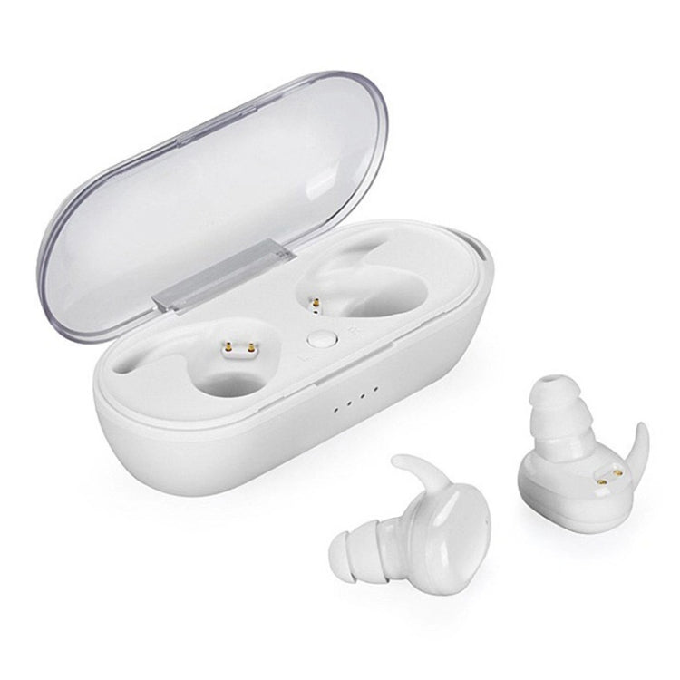 Écouteurs Bluetooth sans fil TWS-4 IPX5 étanches 5.0 à commande tactile avec boîtier de charge, prennent en charge les appels HD et les invites vocales, TWS-4