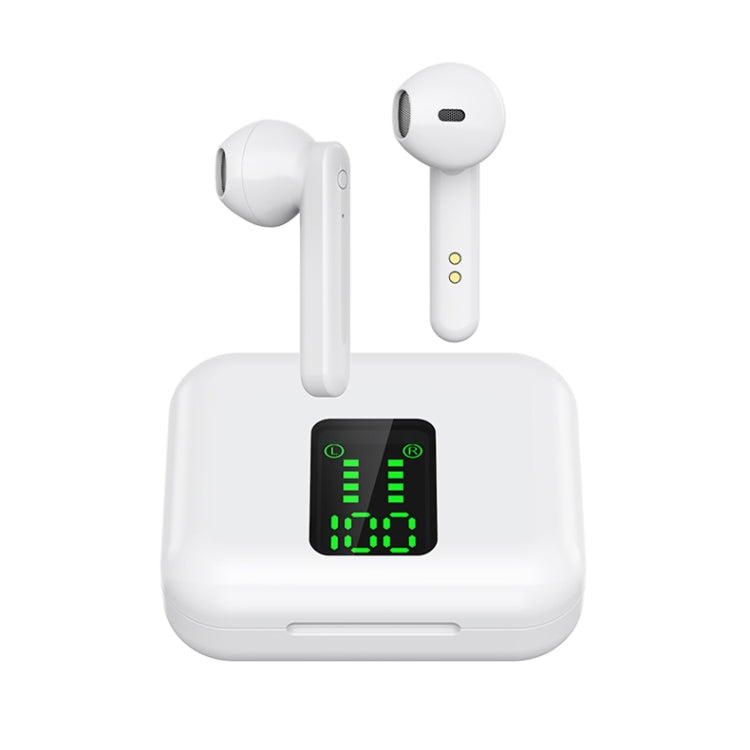 Écouteurs Bluetooth sans fil tactiles P100pro TWS Bluetooth 5.0 avec boîte de charge et affichage numérique intelligent LED, compatible Siri et appels