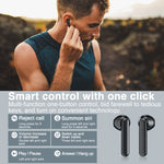 Écouteurs Bluetooth sans fil tactiles P100pro TWS Bluetooth 5.0 avec boîte de charge et affichage numérique intelligent LED, compatible Siri et appels