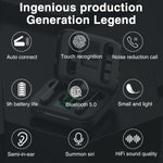Écouteurs Bluetooth sans fil tactiles P100pro TWS Bluetooth 5.0 avec boîte de charge et affichage numérique intelligent LED, compatible Siri et appels