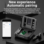 Écouteurs Bluetooth sans fil tactiles P100pro TWS Bluetooth 5.0 avec boîte de charge et affichage numérique intelligent LED, compatible Siri et appels