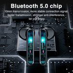 Écouteurs Bluetooth sans fil tactiles P100pro TWS Bluetooth 5.0 avec boîte de charge et affichage numérique intelligent LED, compatible Siri et appels