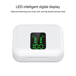 Écouteurs Bluetooth sans fil tactiles P100pro TWS Bluetooth 5.0 avec boîte de charge et affichage numérique intelligent LED, compatible Siri et appels