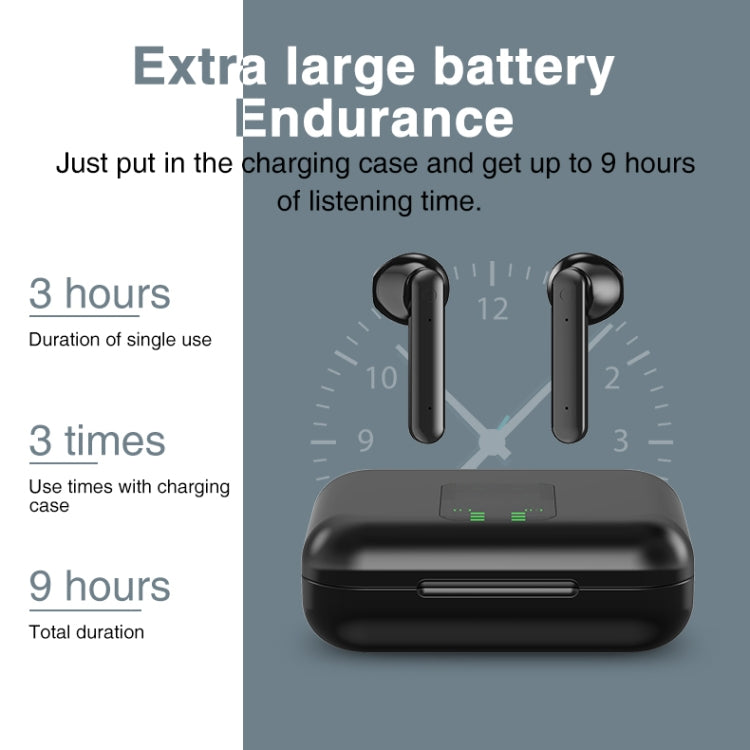 Écouteurs Bluetooth sans fil tactiles P100pro TWS Bluetooth 5.0 avec boîte de charge et affichage numérique intelligent LED, compatible Siri et appels