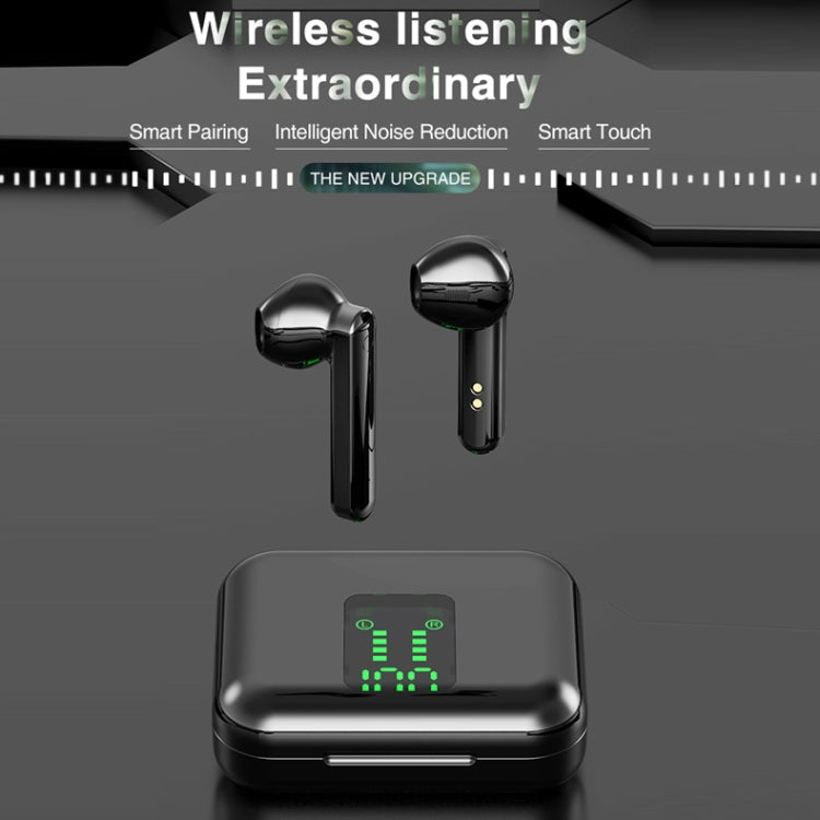 Écouteurs Bluetooth sans fil tactiles P100pro TWS Bluetooth 5.0 avec boîte de charge et affichage numérique intelligent LED, compatible Siri et appels