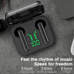 Écouteurs Bluetooth sans fil tactiles P100pro TWS Bluetooth 5.0 avec boîte de charge et affichage numérique intelligent LED, compatible Siri et appels