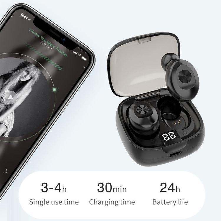 Écouteurs Bluetooth tactiles à affichage numérique XG-8 TWS avec boîtier de charge magnétique